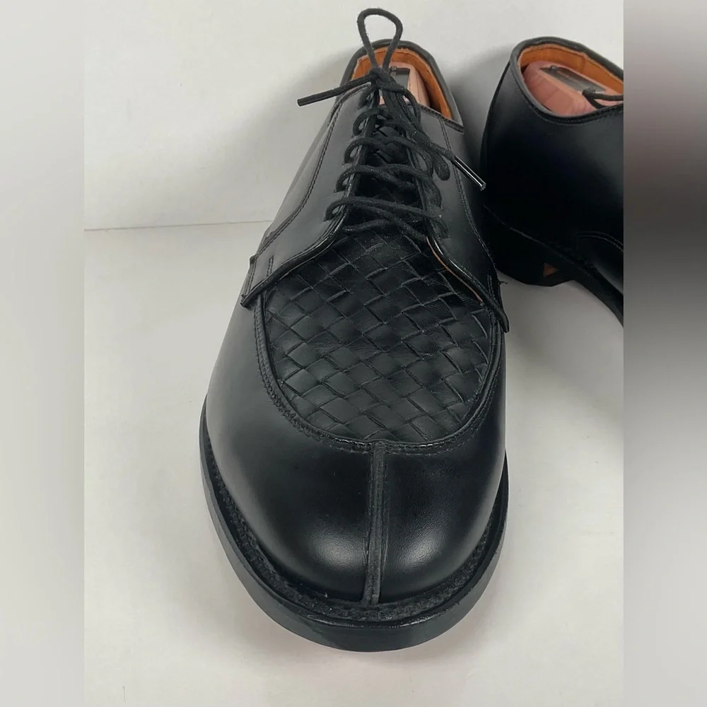 Vintage Allen Edmonds | Hersey Derby Shoes| Basket Weave | Split Toe | Men’s 11